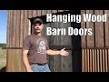 Hanging Rolling Timber Frame Barn Doors