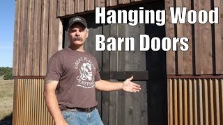 Hanging Rolling Timber Frame Barn Doors