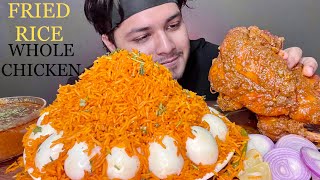 SPICY*WHOLE CHICKEN CURRY WITH FRIED RICE AND EGGS | EATING SHOW | MUKBANG | EATING CHALLENGE screenshot 5