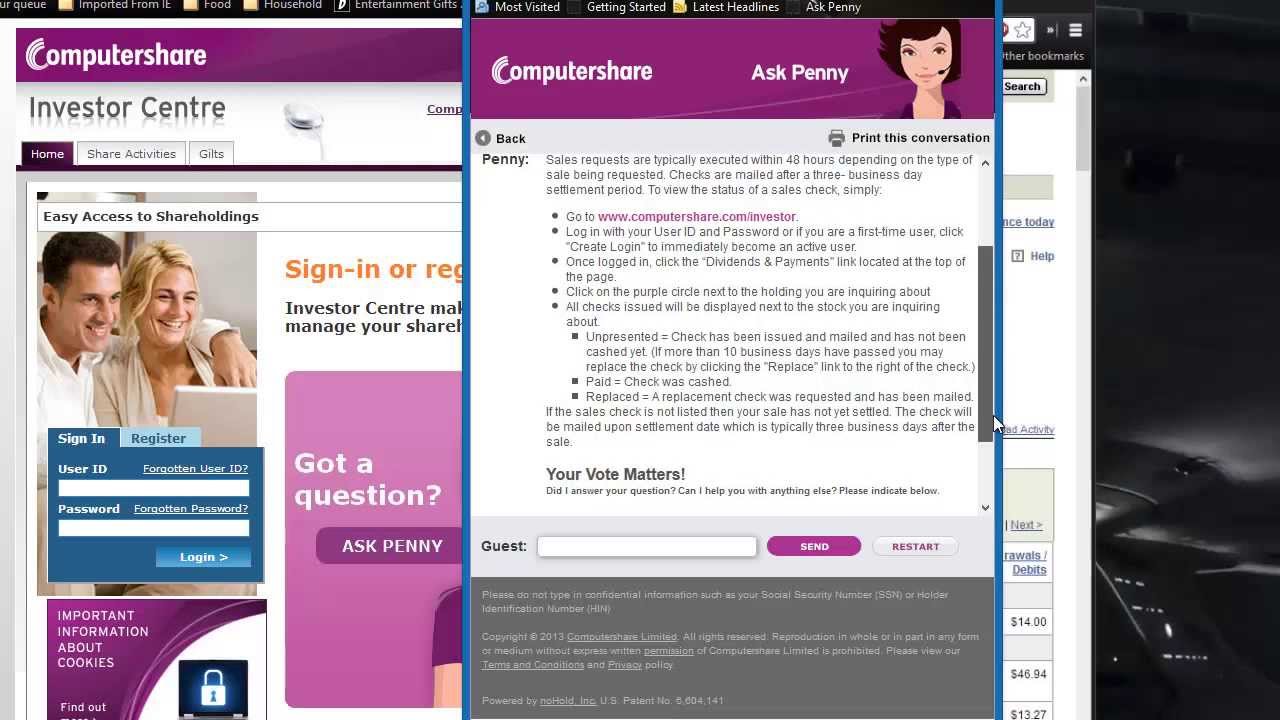 Computershare's Ask Penny