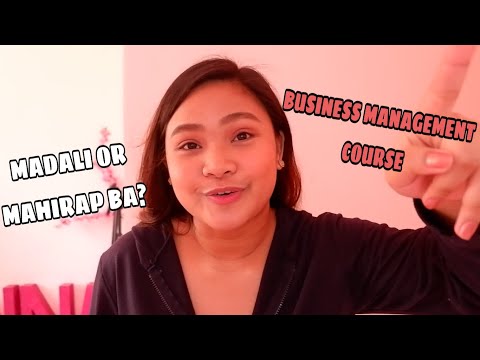 Video: Ano ang natutunan mo sa kursong negosyo?