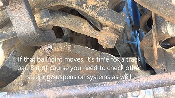 Death Wobbles? Check your track bar