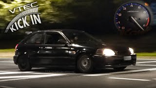 Honda Civic Ej9 W B16 Engine Swap Vtec Sound Intake Exhaust, Accelerations & Tunnel Runs