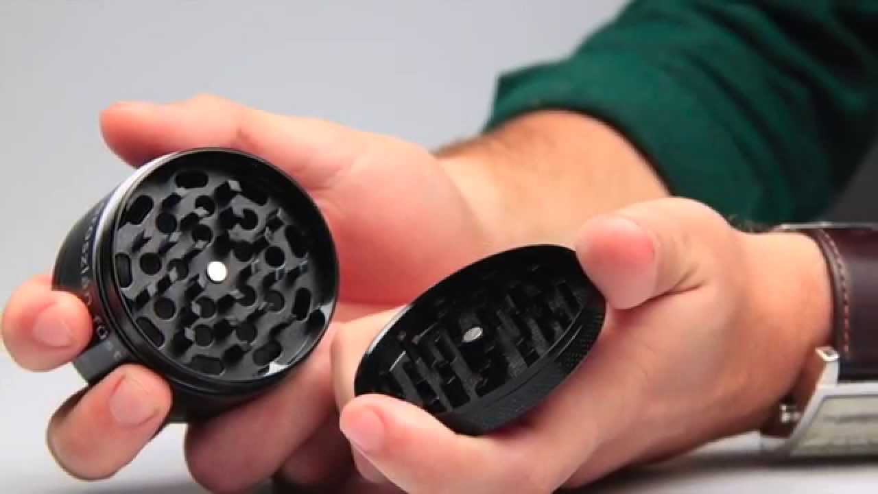 Herb Grinder, by Oroszlán Füst - 4 Piece, Great for Herbs, Weed, Tobacco & Spices