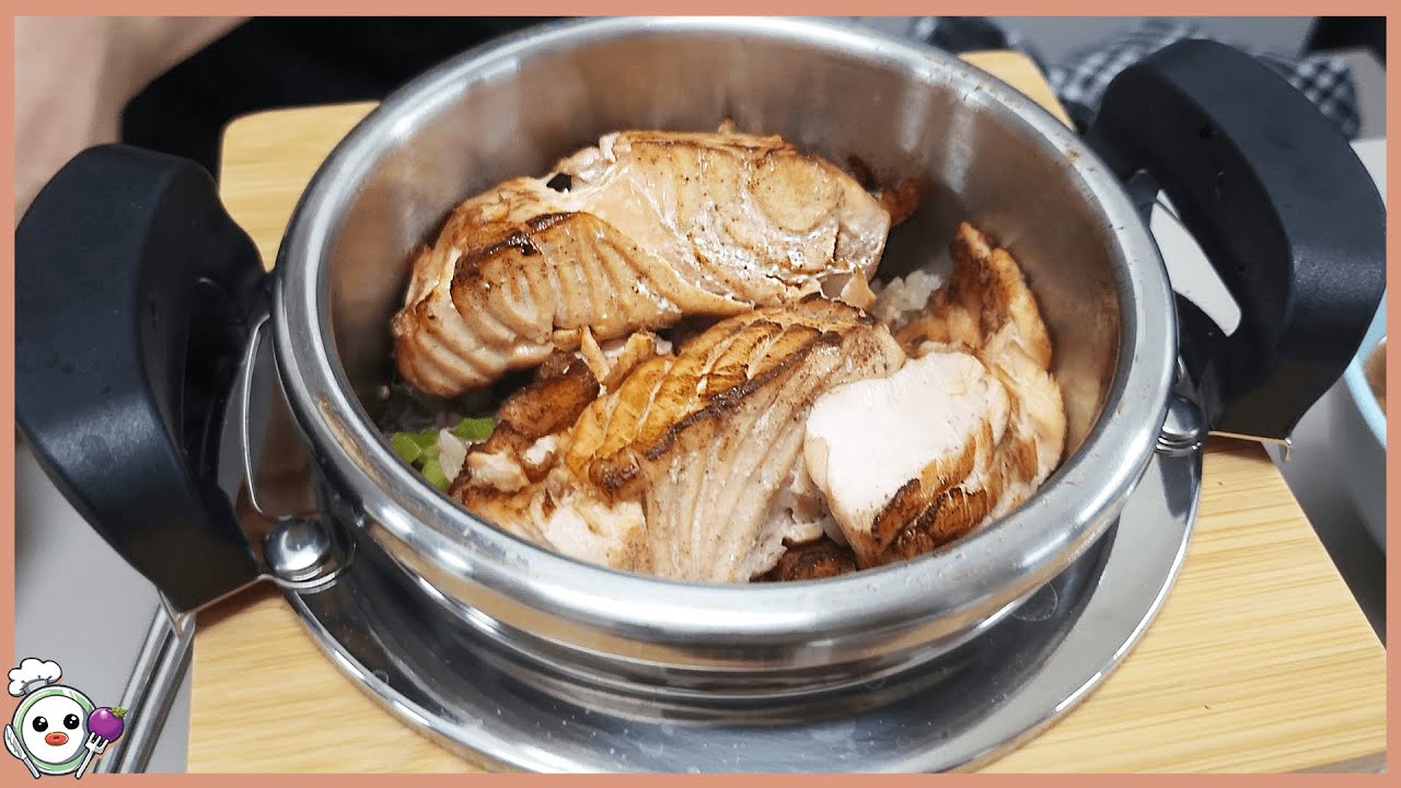 [쿠킹] 가지 솥밥 & 연어 솥밥