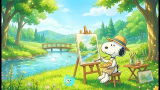 Let Creativity Flow | Lofi Snoopy for Painting &amp; Relaxing | Peaceful Studio Vibes