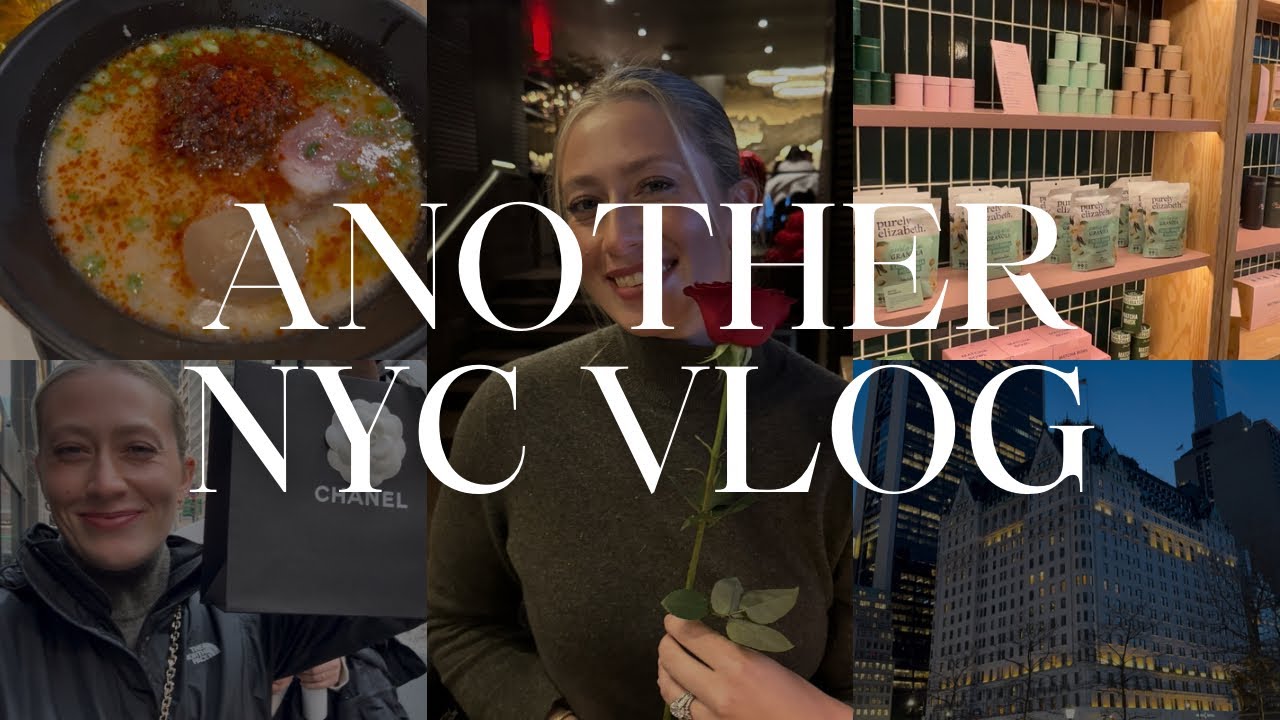 ANOTHER NYC VLOG | food, luxury shopping, central park zoo