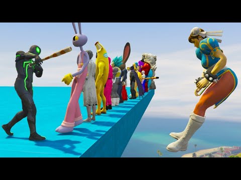 GTA 5: THAT WAS BRUTAL! SPIDER-MAN WITH A BASEBALL BAT vs SUPERHEROES! (Euphoria Physics) Ep.83