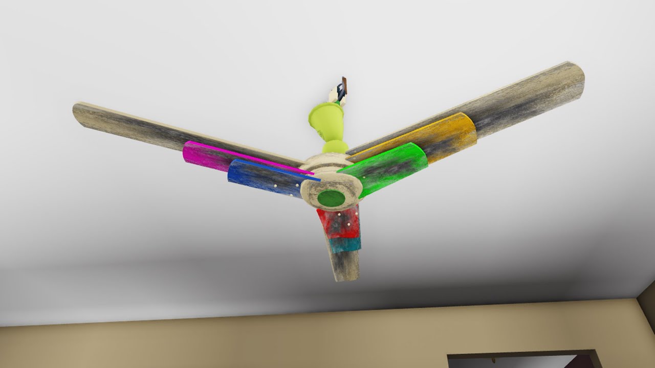 Wobbly Fan Gets a STUNNING RAINBOW Blade Makeover!
