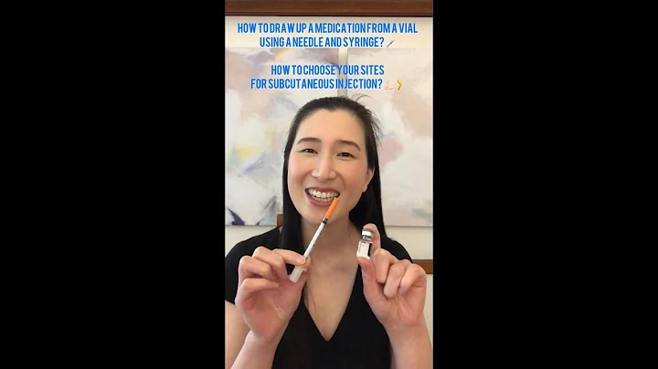 How to use a needle and syringe to deliver medication from a vial Dr. Angela Kwong