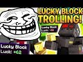 PRANKING GRASER10 IN MINECRAFT LUCKY BLOCKS