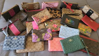 My Coach Wristlet Obsession... I mean Collection 😆 🤣 😂