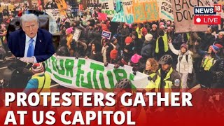 Trump Latest News: '50 States' Anti-Trump Protests Movement LIVE | US Capitol Hill LIVE | 