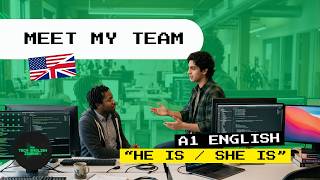 A1 English for Developers | Introducing Teammates in Workplace