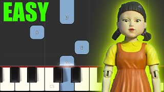 Video voorbeeld van "Squid Game Doll Song (EASY Piano Tutorial) [Synthesia]"