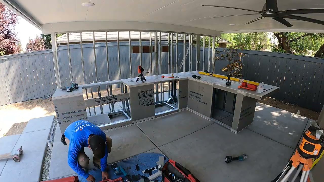 Outdoor Kitchen Install (Gold River 7/25)