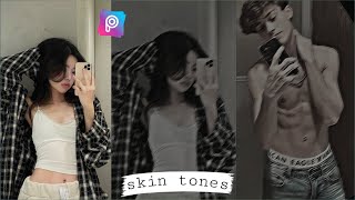 Selfie photo editing in PicsArt | selfie photo skin tones change | selfie black tones | best editing screenshot 1