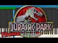 Jurassic park theme piano tutorial synthesia