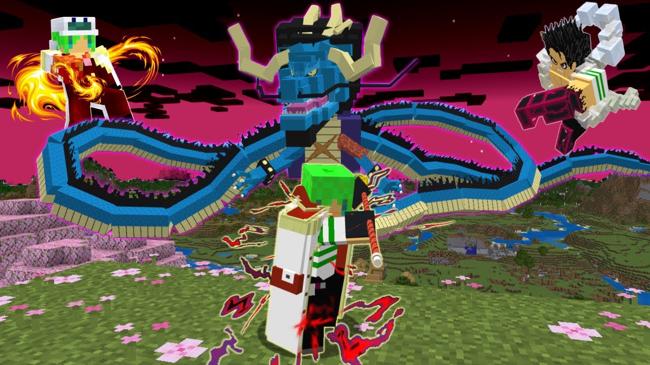 ドラゴンの能力が使える悪魔の実を食べた世界でサバイバル【マインクラフト】