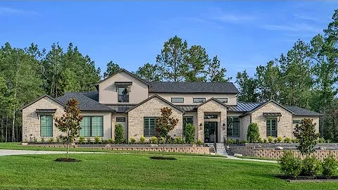 INSIDE A MASSIVE LUXURIOUS CUSTOM MODEL HOUSE ON A HUGE LOT NEAR HOUSTON TEXAS | $1.8M