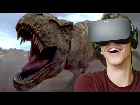 BLUE FIGHTS REXY Jurassic World Blue Oculus VR