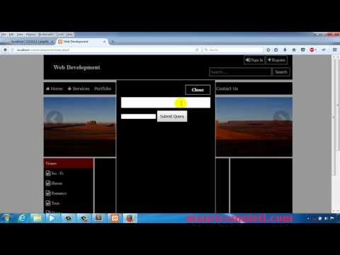 PHP Web Development How To Make A Website Tutorial 47 Javascript Modal Popup Part 3 Login Form