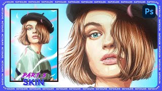 [ Photoshop Tutorial ] Vexel Art Style Editing in Photoshop [ PART 5 - SKIN ]