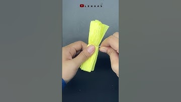 Easy Crepe Paper Flower -Pom Pom Flower