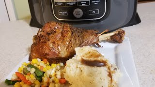 Turkey legs 15 min under pressure 5 cups of liquid air crisp for 10
flip @7min ninja foodi on amazon https://amzn.to/2rnfwjv evo oil
sprayer https://amzn...