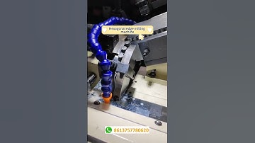 Hexagonal edge milling machine