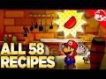 All 58 recipes in paper mario the thousandyear door