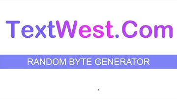 Random Byte Generator