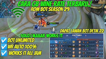 ROM BOT TERBARU 😱| Cara Up Wr Di Classic Mobilegends