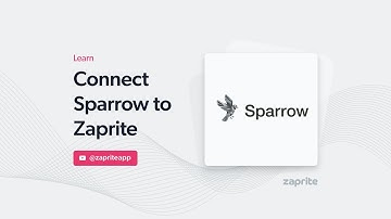 Connect Sparrow to Zaprite