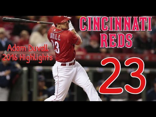 adam duvall reds jersey