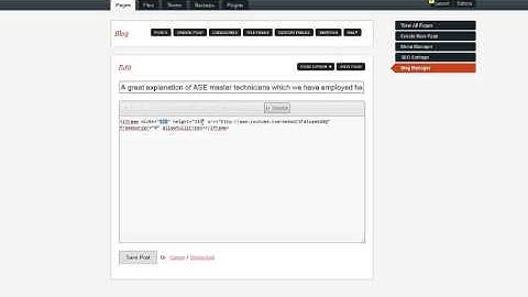Get Simple CMS Embed Youtube Video