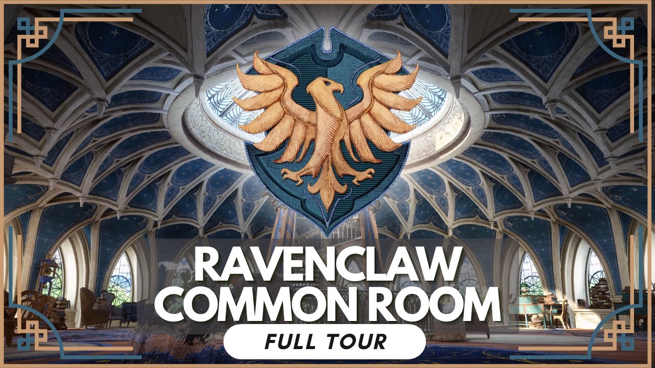 Hogwarts Legacy - Tour the Ravenclaw Common Room [4K] 