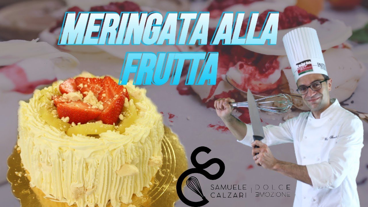 MERINGATA ALLA FRUTTA - Ricetta facile - 🍰😋 #meringa #dolci #samuelecalzari
