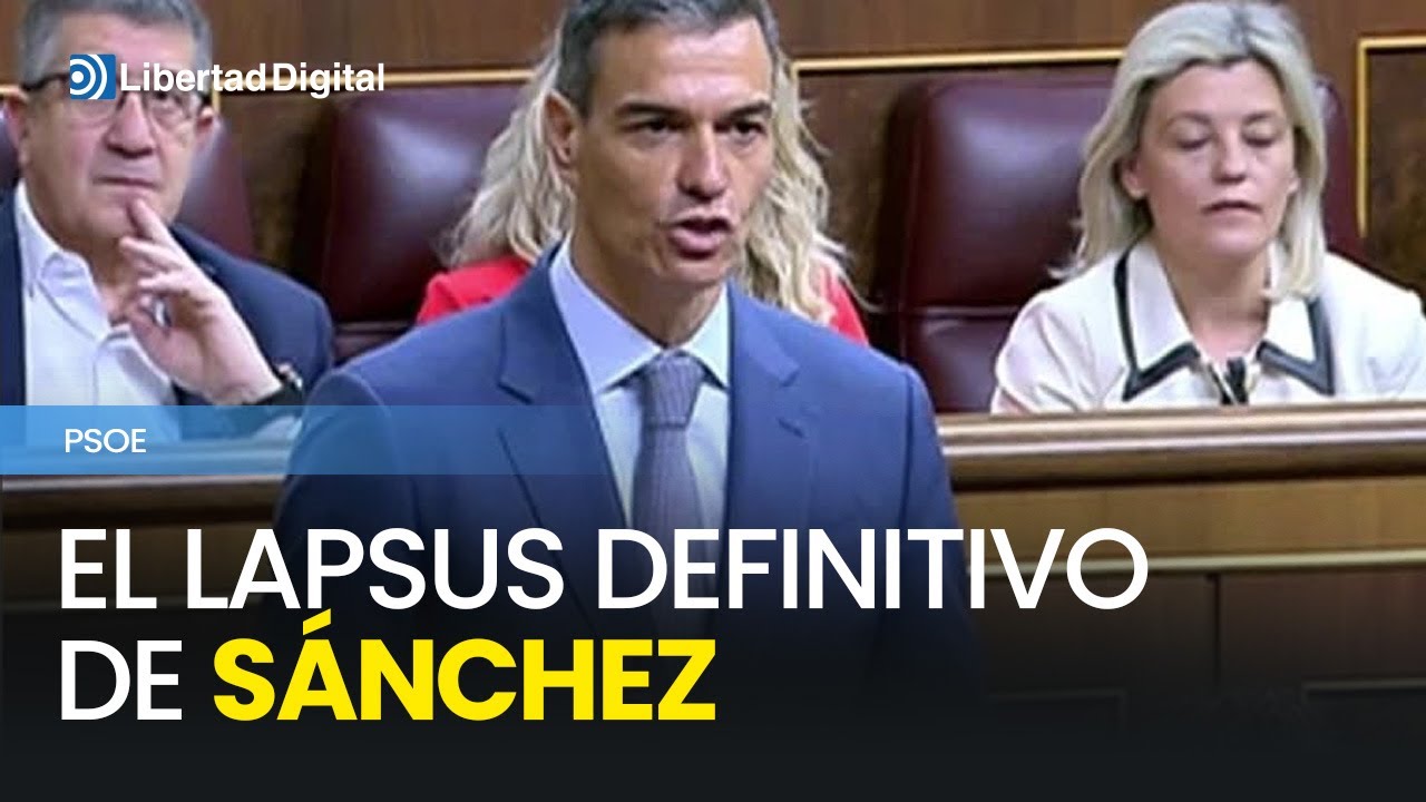 El lapsus definitivo de Sánchez: en el PSOE "la tolerancia contra la ...