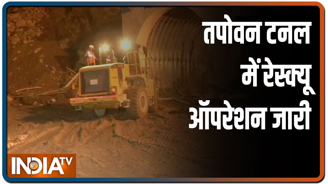 Uttarakhand: Rescue op underway inside Tapovan tunnel