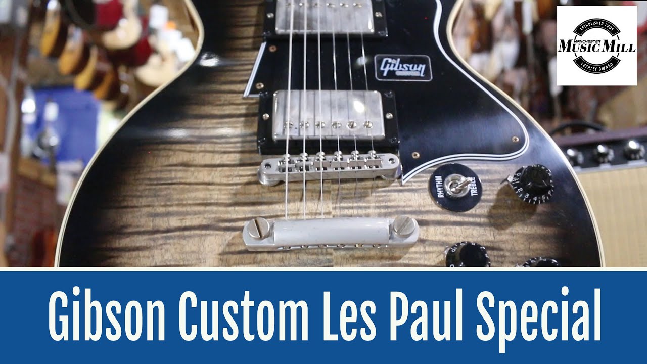 Gibson Custom Les Paul Special DC Figured Cobra Burst - DEMO - YouTube