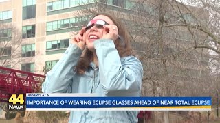Importance of wearing eclipse near upcoming total eclipse