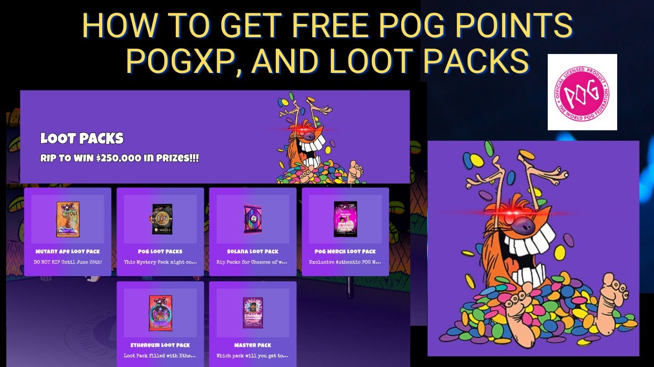 Free POG Points, XP, and Free Loot Packs