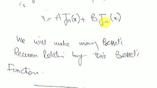 Details Bessel's Function and Recurrence Formula News