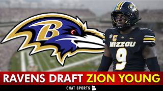 🚨Ravens Get A STEAL In Round 2 By Picking Zion Young | Baltimore Ravens Draft News