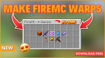 HOW TO MAKE WARP MENU IN MINECRAFT SERVER | MAKE WARP MENU LIKE A PRO ON FIREMC SERVER | HINDI