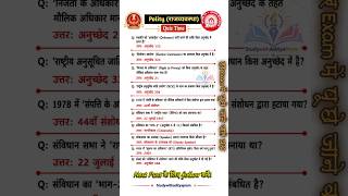 Polity GK Quiz 🔥 | Indian Polity Top GK Questions | राजव्यवस्था 📚 #polity #politygk #shorts #gk