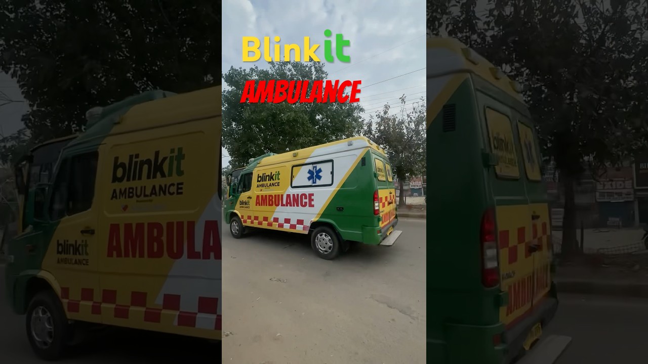 Blinkit ki AMBULANCE😱| blinkit ambulance service | 
