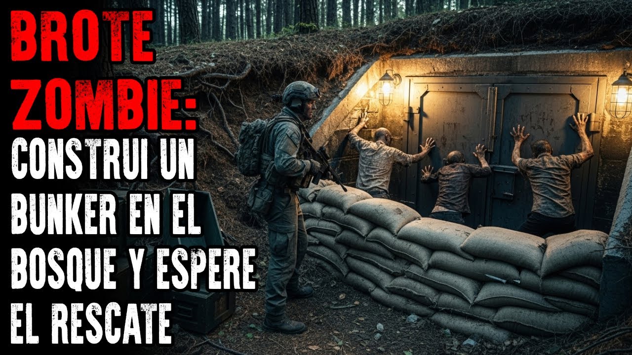 BROTE ZOMBIE: construí un búnker en el bosque y esperé el rescate