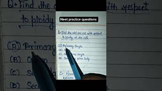 NEET PRACTICE QUESTIONS #neet #shorts
